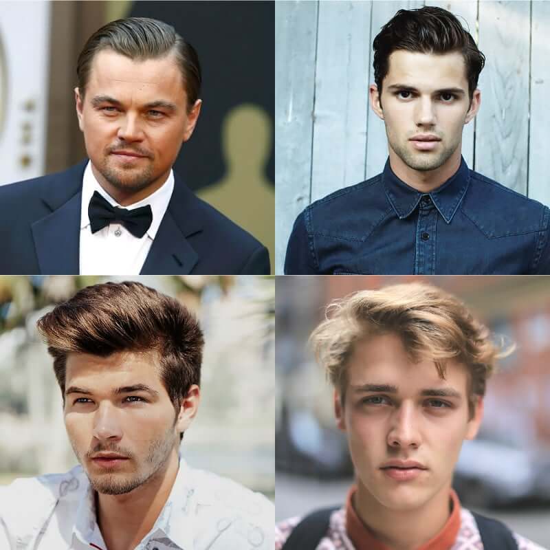 Heart face hairstyles for men