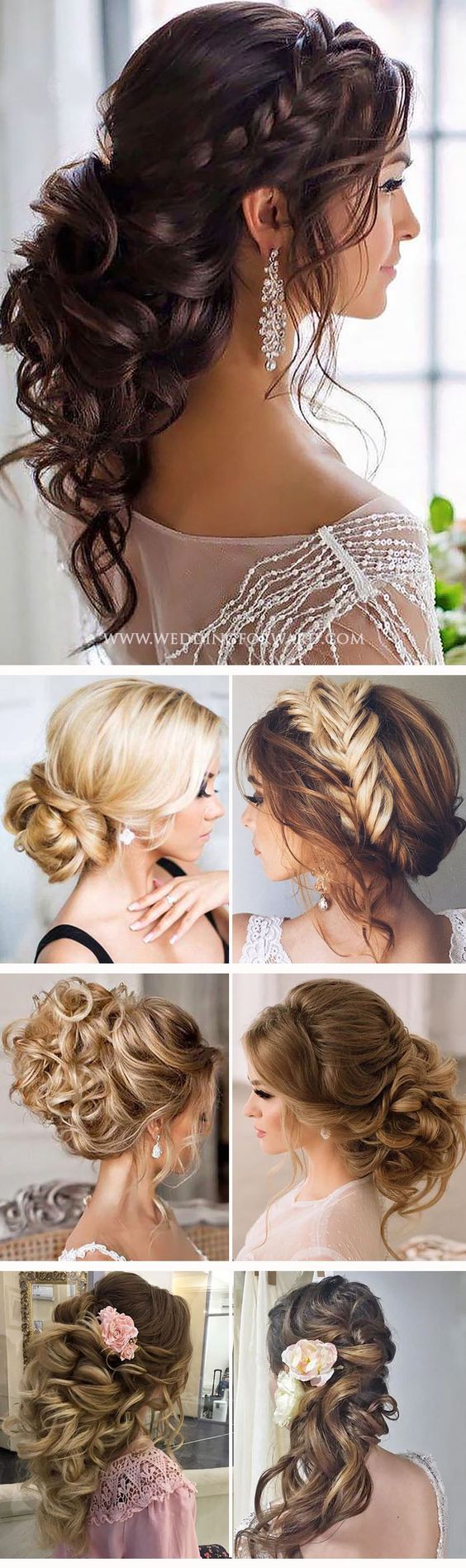 Formal hairstyles in the Greek style