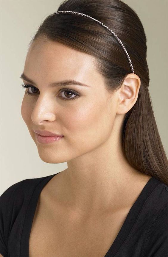 Hairstyles with a headband for long and medium length hair