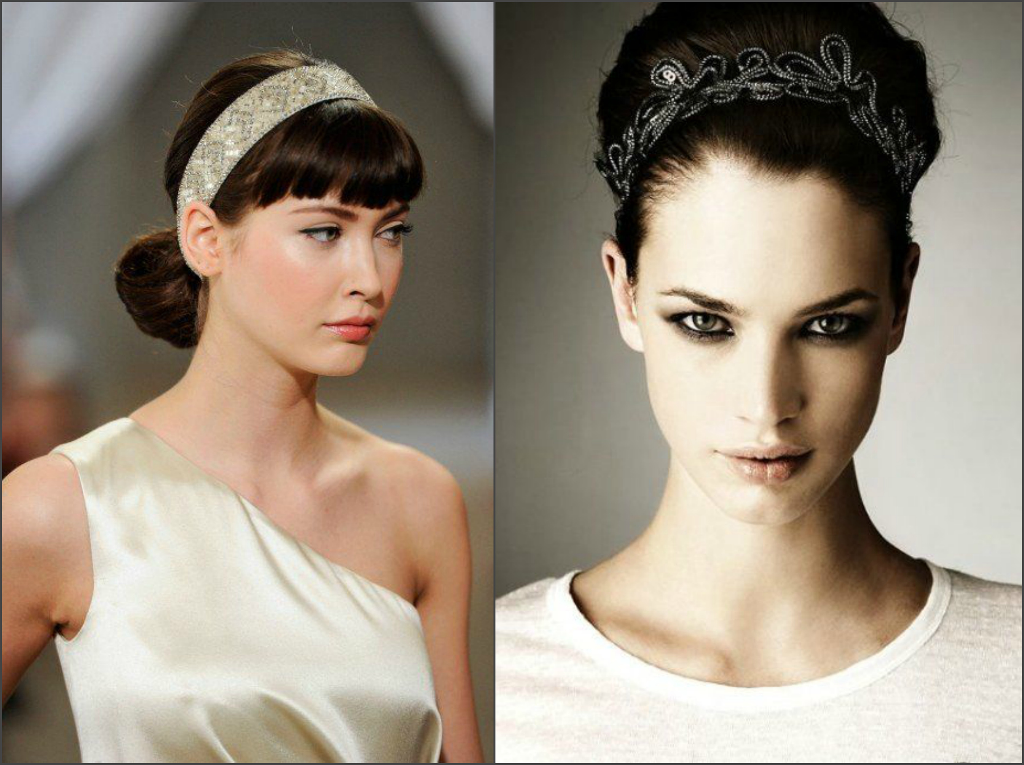 Hairstyles with a headband for long and medium length hair