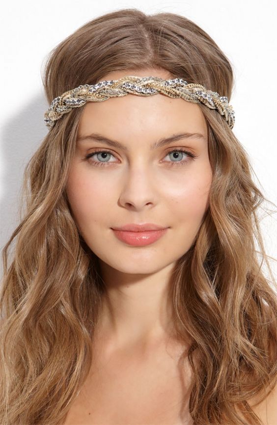 Hairstyles with a headband for long and medium length hair