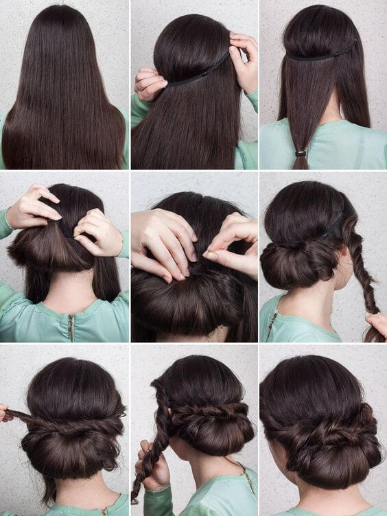 Simple hairstyles for every day in 5 minutes (to school and to work)