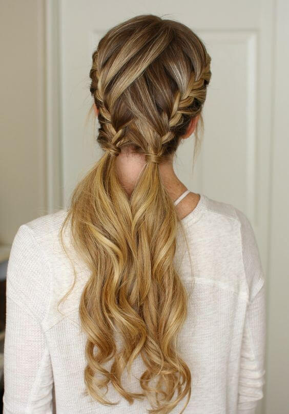 Simple hairstyles for every day in 5 minutes (to school and to work)