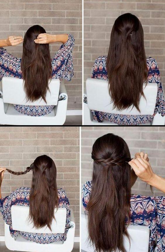 Simple hairstyles for every day in 5 minutes (to school and to work)