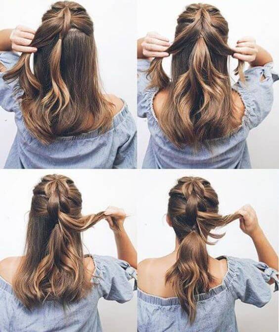 Simple hairstyles for every day in 5 minutes (to school and to work)