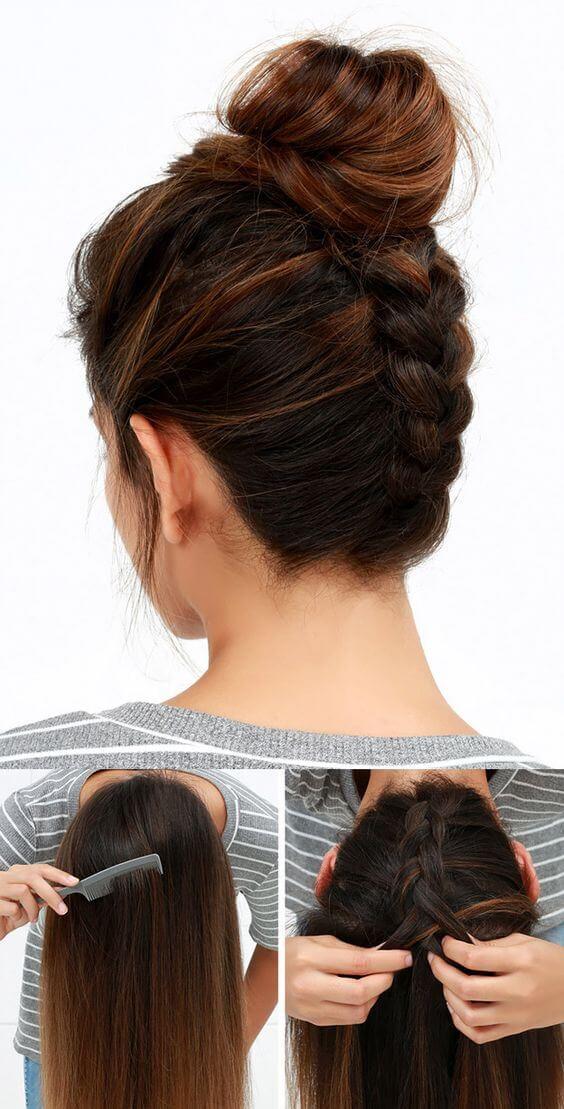 Simple hairstyles for every day in 5 minutes (to school and to work)