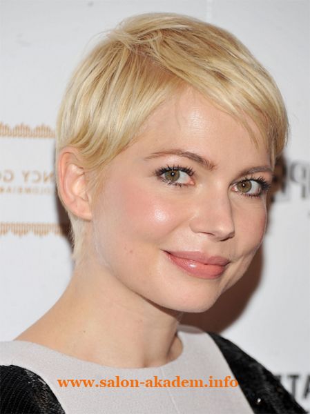 pixie haircut for round face