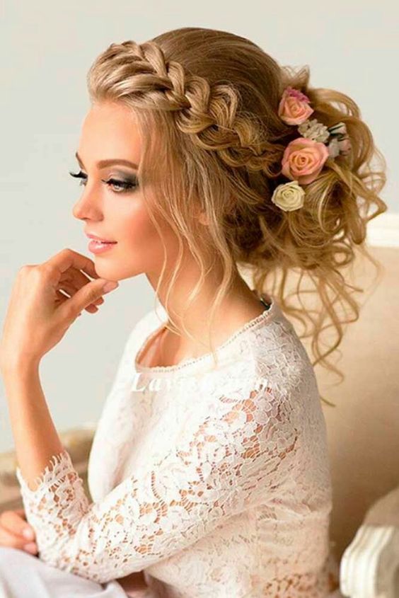 Wedding hairstyles with braids