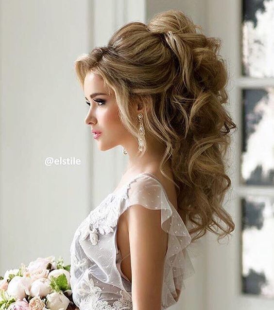 Wedding Hairstyle Oriental Ponytail