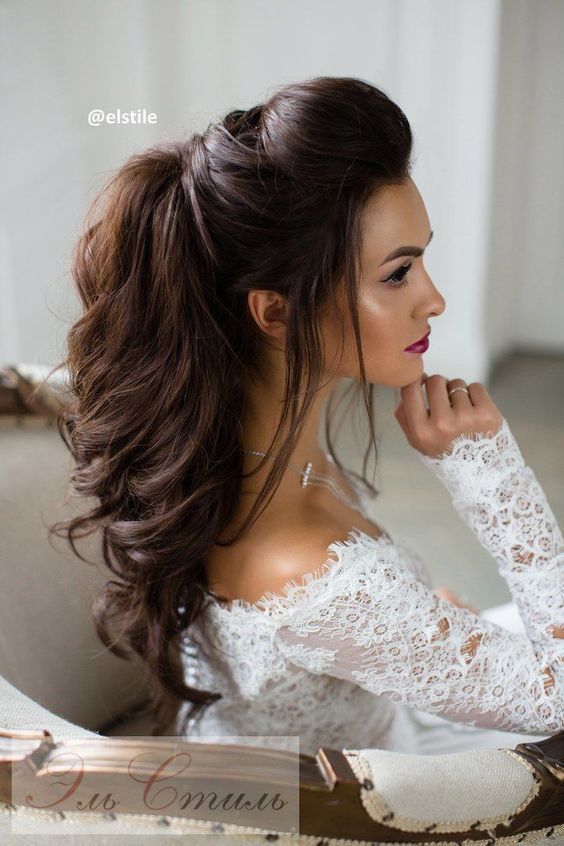 Wedding hairstyles with a chignon