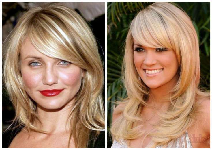 (+180 photo) Haircut cascade for a round face