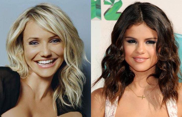 (+180 photo) Haircut cascade for a round face