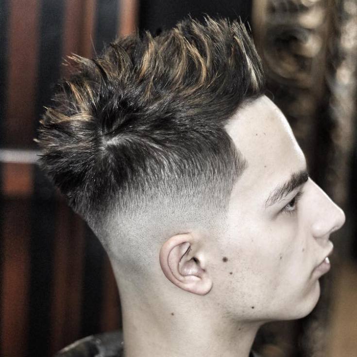 (+183 photos) Men's haircut hedgehog