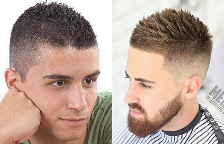 (+183 photos) Men's haircut hedgehog