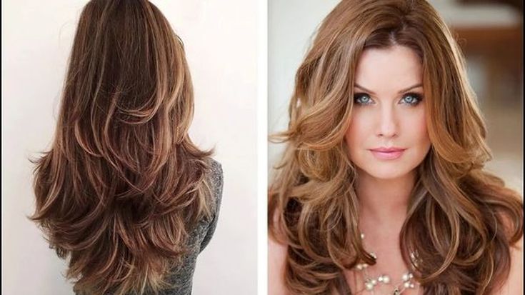 (+135 photos) Graduated cascade for medium hair