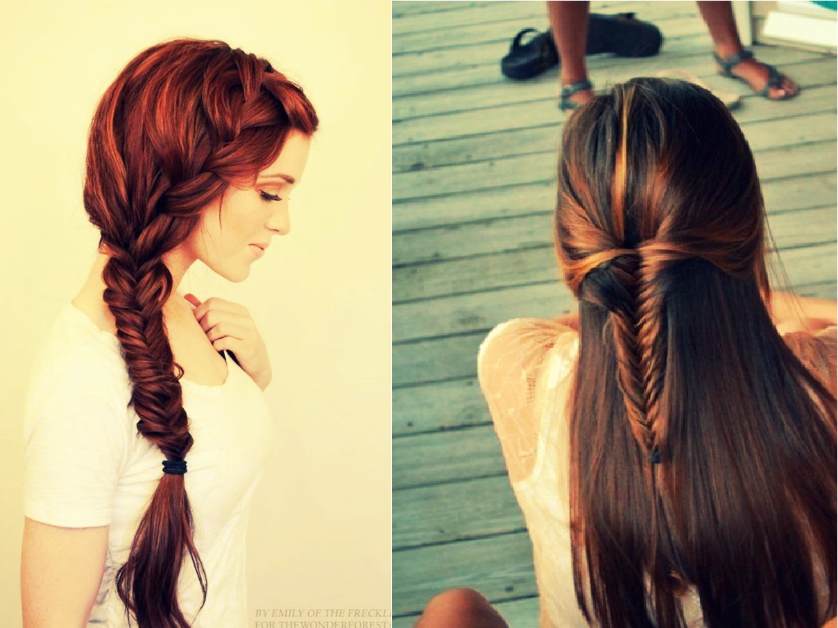 Braid fishtail step by step instructions