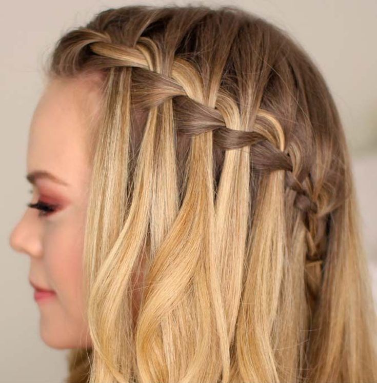 (+230 photos) Weaving braids waterfall