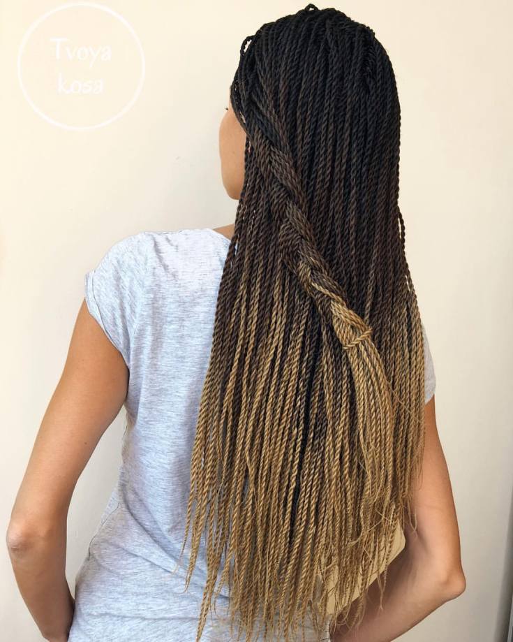 Senegalese braids (step by step photo weaving instructions) 225 photos