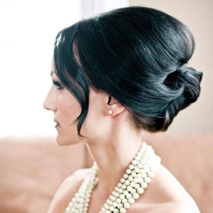 (+210 photos) Wedding hairstyles with bangs