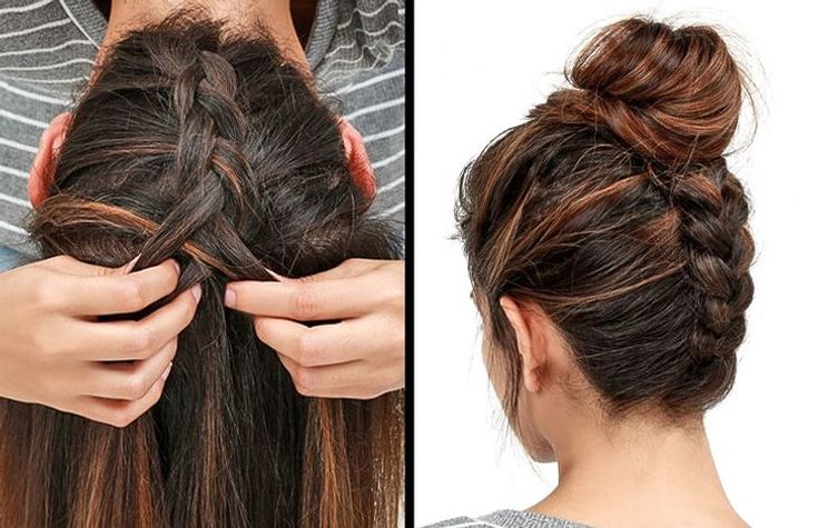 Simple topical hairstyles for lazy medium to long hair