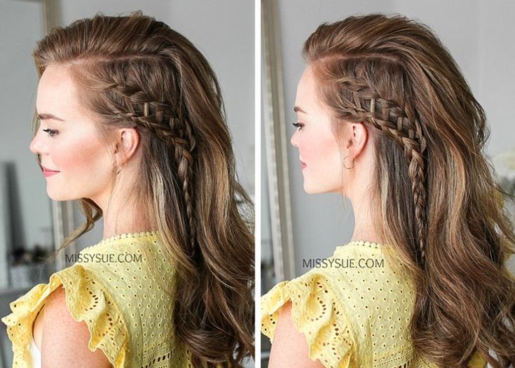 Simple topical hairstyles for lazy medium to long hair