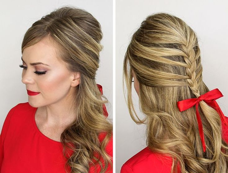 Simple topical hairstyles for lazy medium to long hair