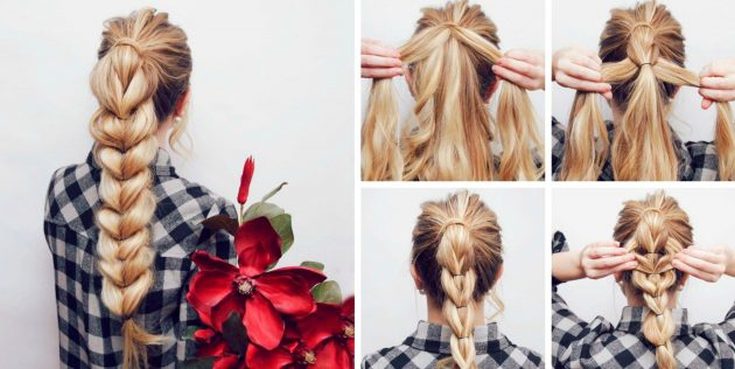 Simple topical hairstyles for lazy medium to long hair