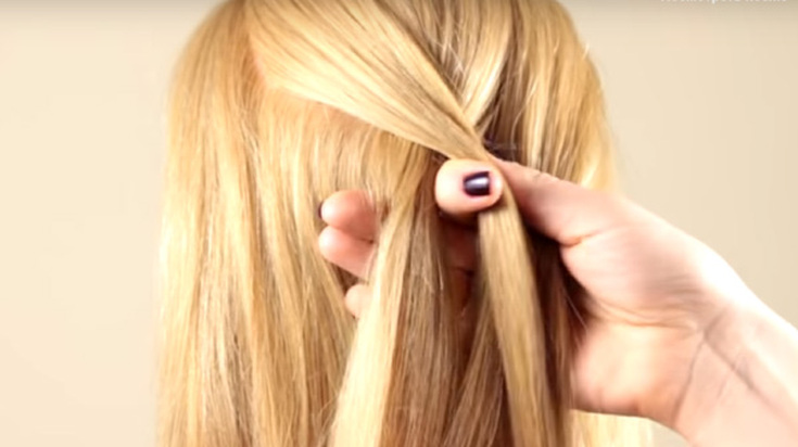 Simple topical hairstyles for lazy medium to long hair