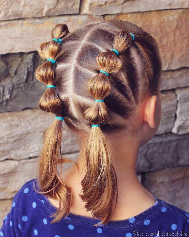 Easy hairstyles for yourself in 5 minutes for medium hair to school