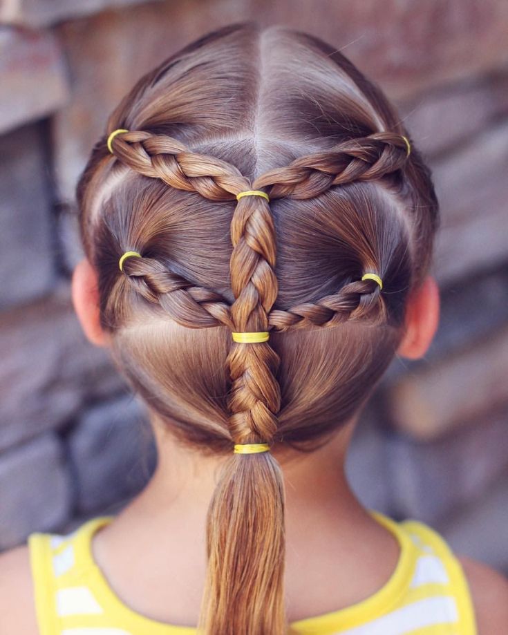 Easy hairstyles for yourself in 5 minutes for medium hair to school