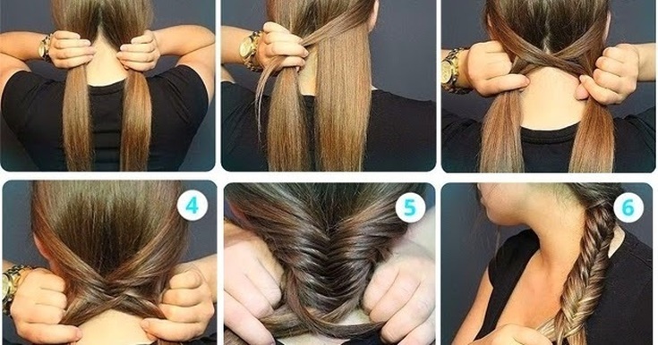 Easy hairstyles for yourself in 5 minutes for medium hair to school