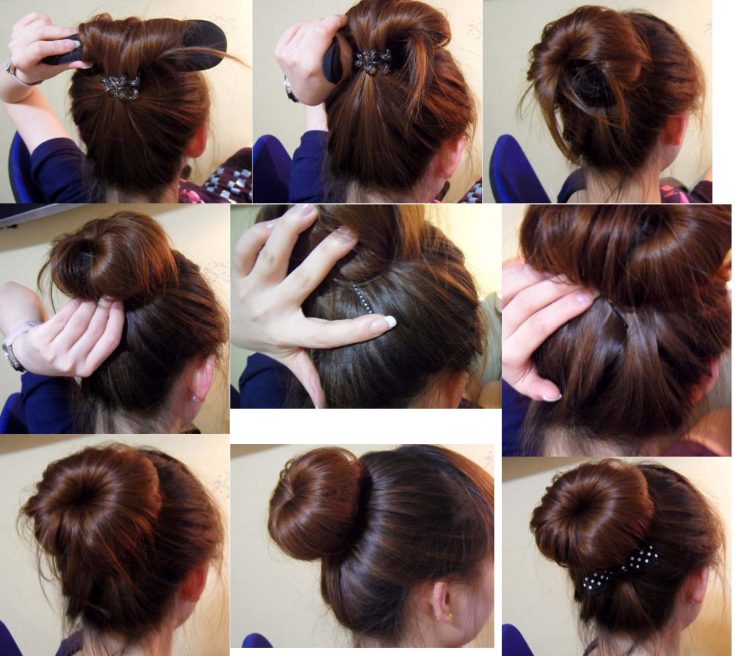 Easy hairstyles for yourself in 5 minutes for medium hair to school