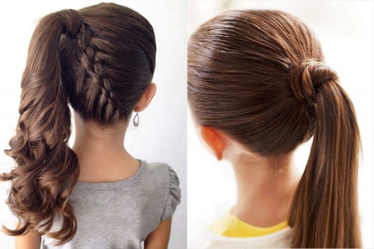 Easy hairstyles for yourself in 5 minutes for medium hair to school