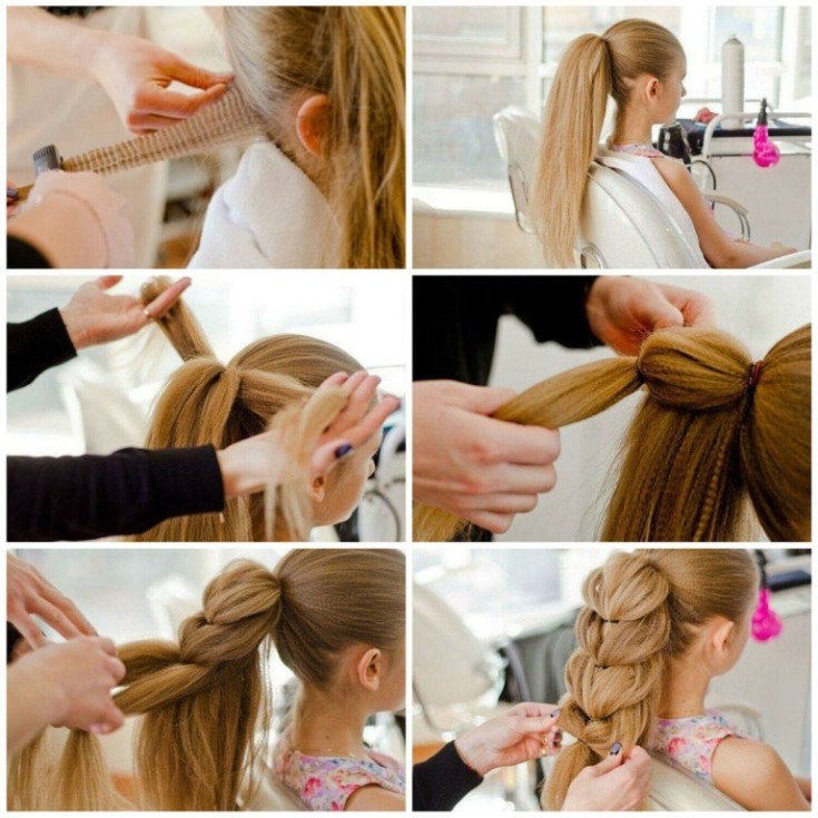 Easy hairstyles for yourself in 5 minutes for medium hair to school