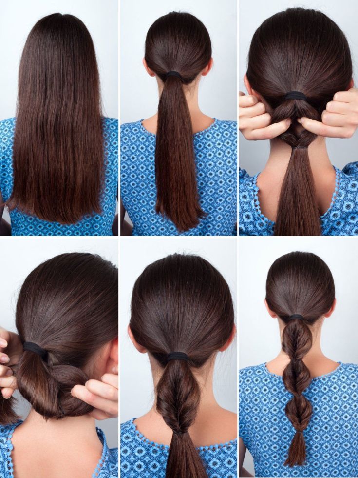 Easy hairstyles for yourself in 5 minutes for medium hair to school