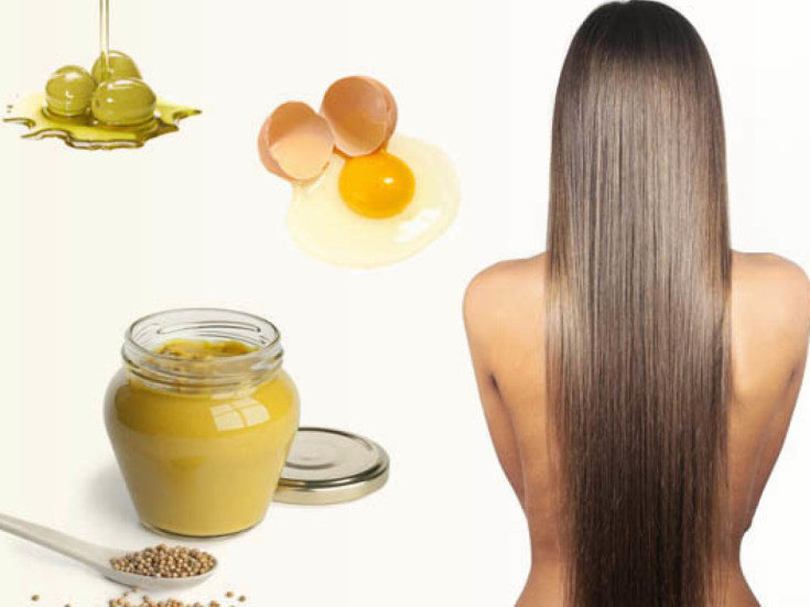 Mustard masks for hair loss