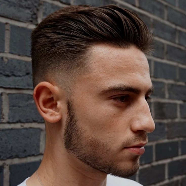 (+150 photos) Men's hairstyles for an oval face shape