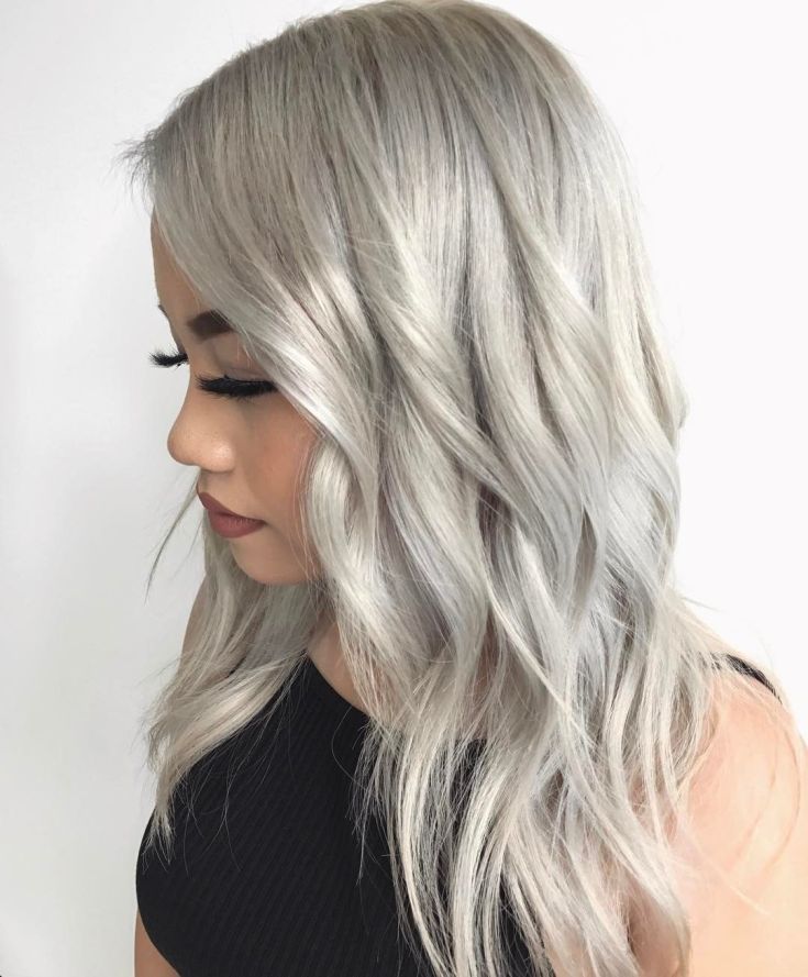 (+180 photos) Shades of ashy hair color