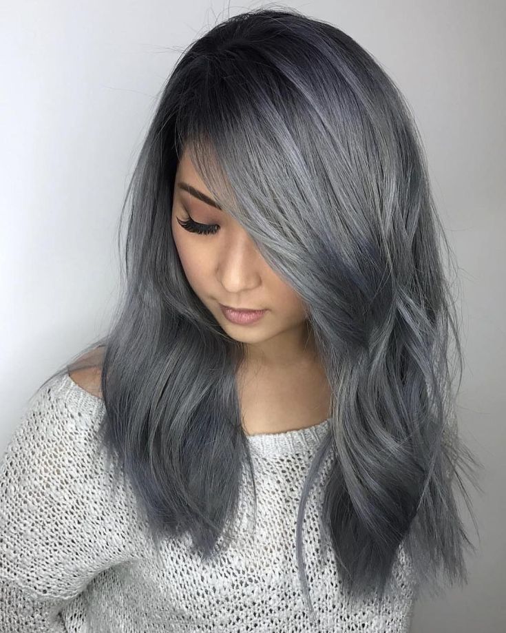 (+180 photos) Shades of ashy hair color