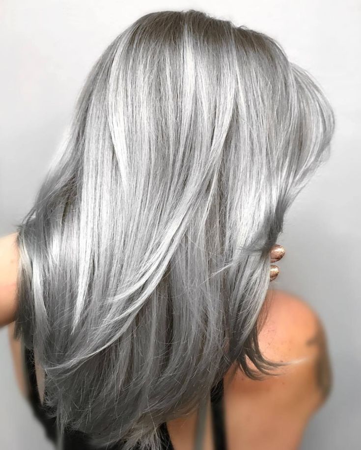 (+180 photos) Shades of ashy hair color