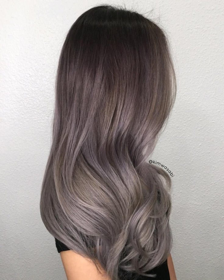 (+180 photos) Shades of ashy hair color