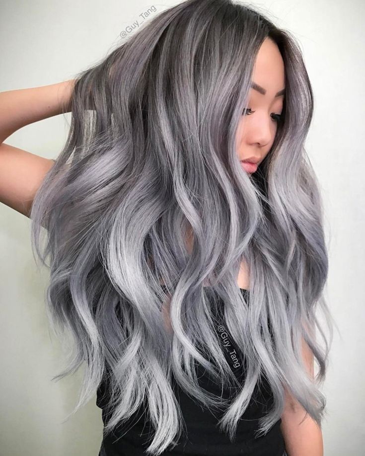 (+180 photos) Shades of ashy hair color