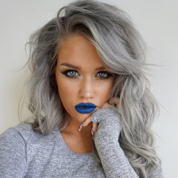 (+180 photos) Shades of ashy hair color