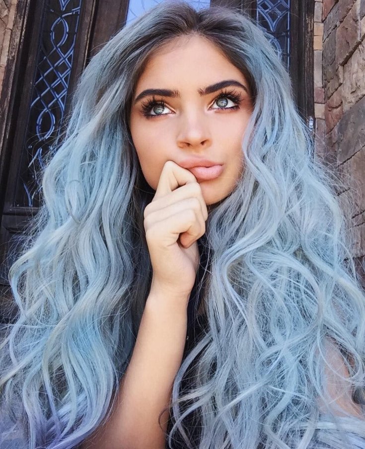 (+180 photos) Shades of ashy hair color