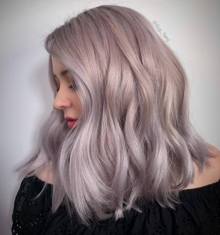 (+180 photos) Shades of ashy hair color