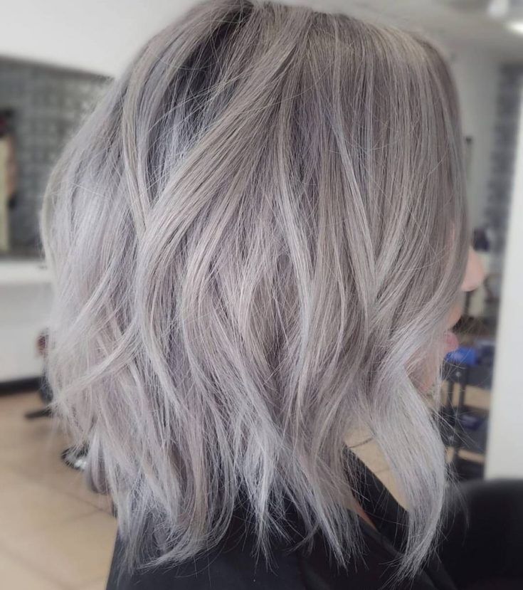 (+180 photos) Shades of ashy hair color