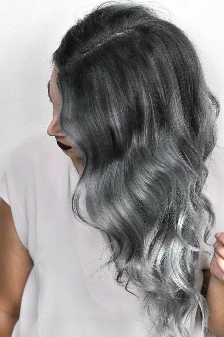 (+180 photos) Shades of ashy hair color