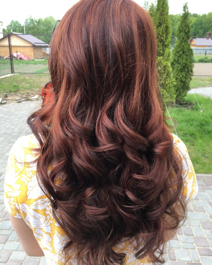 Brown hair color