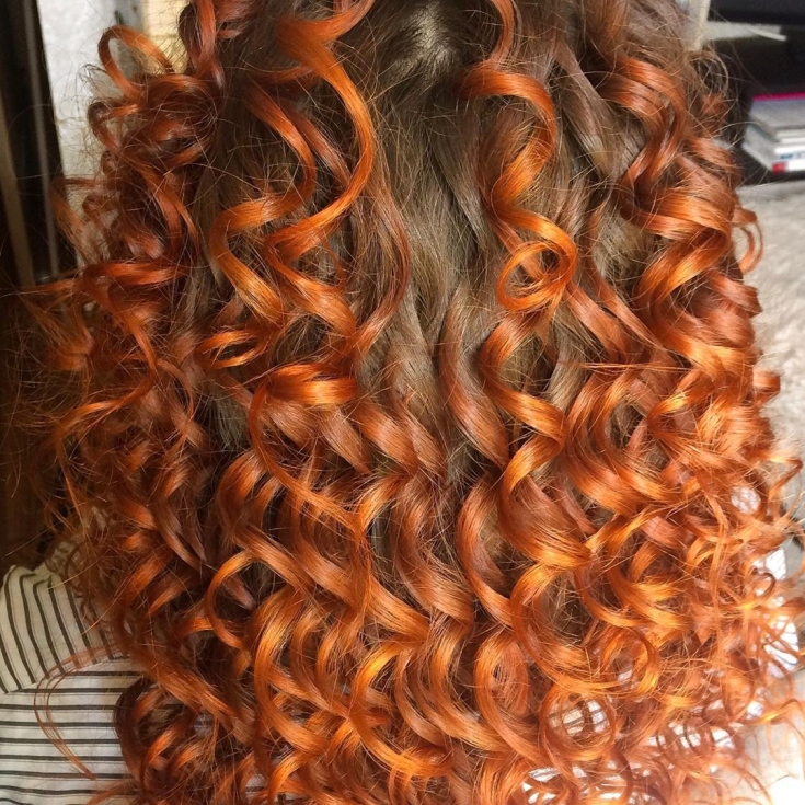 Caramel brown hair color