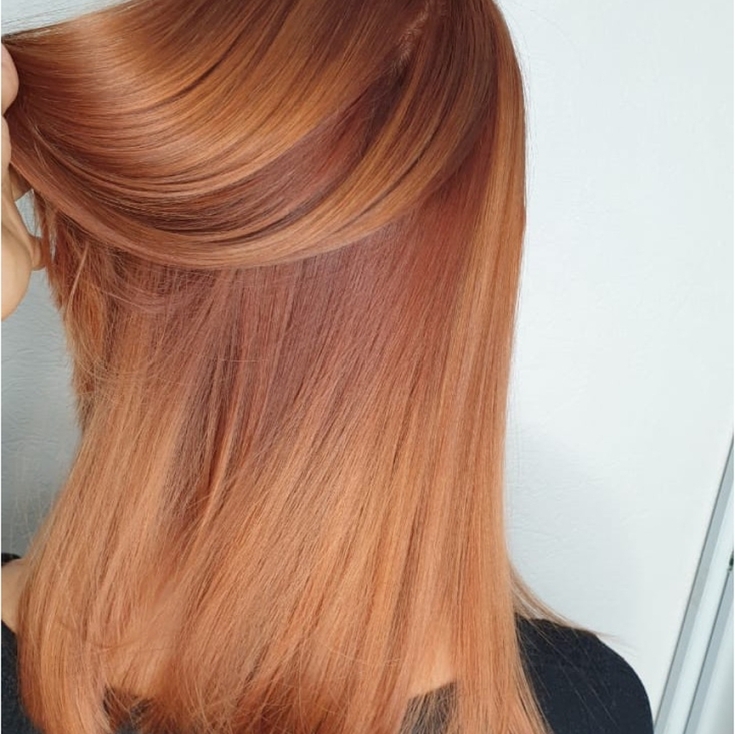 Caramel brown hair color